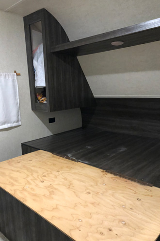 RV Bedroom Renovation - Wanderful Riah